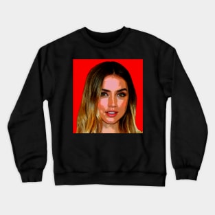 ana de armas Crewneck Sweatshirt